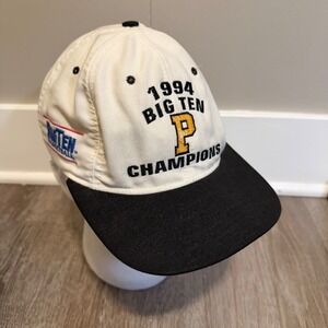 1994 Big Ten Champions Purdue Boilermakers Basketball Cap Hat Nutmeg
